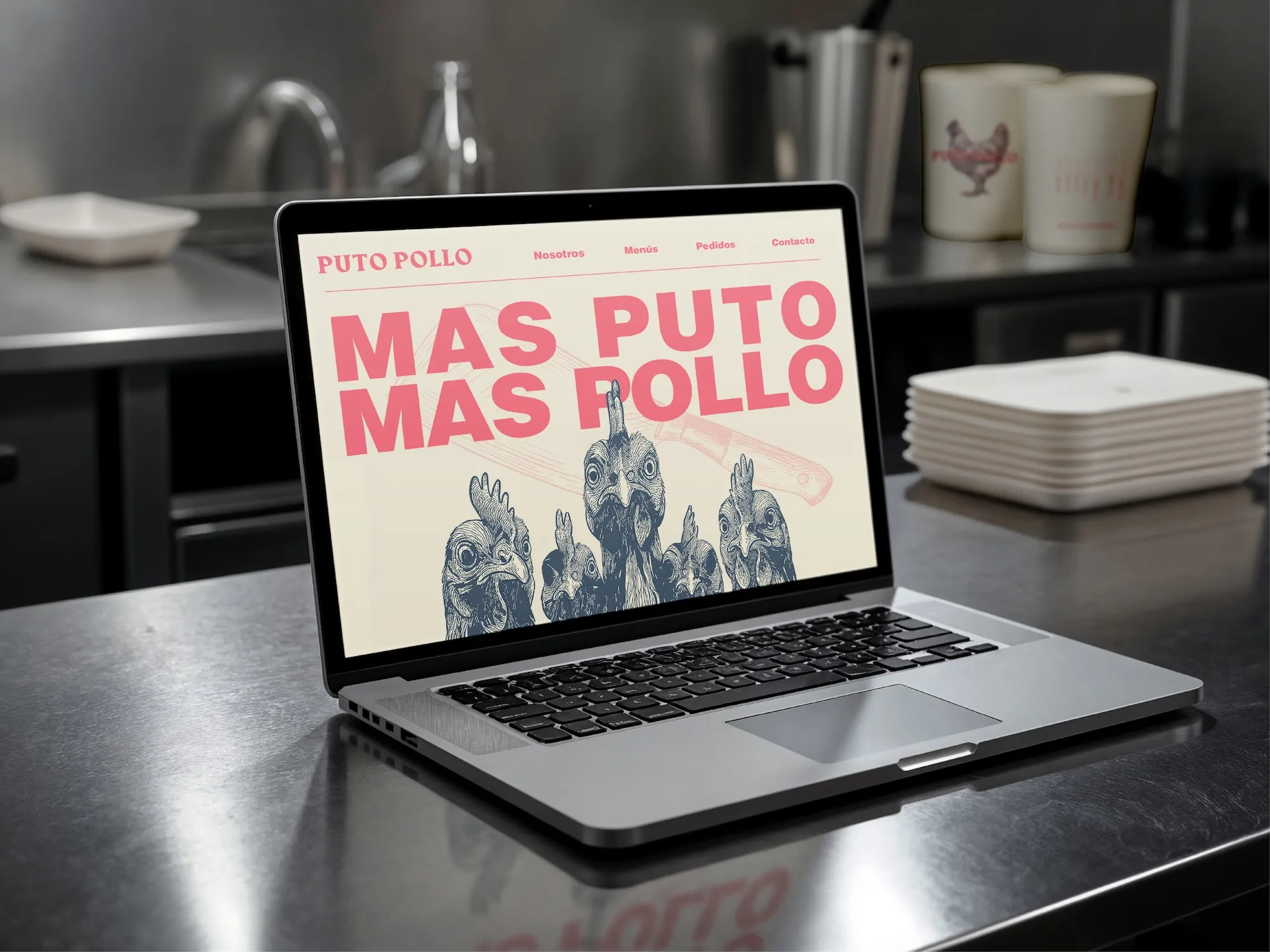 Ander Janín – Proyecto de diseño gráfico – Puto pollo Ander Janín - Proyecto de diseño gráfico - Puto pollo